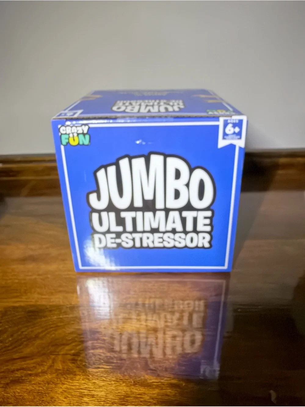 Jumbo Ultimate De-Stressor squishy ball-Blue -RMS crazy fun- 5 inches round - Picture 2 of 4